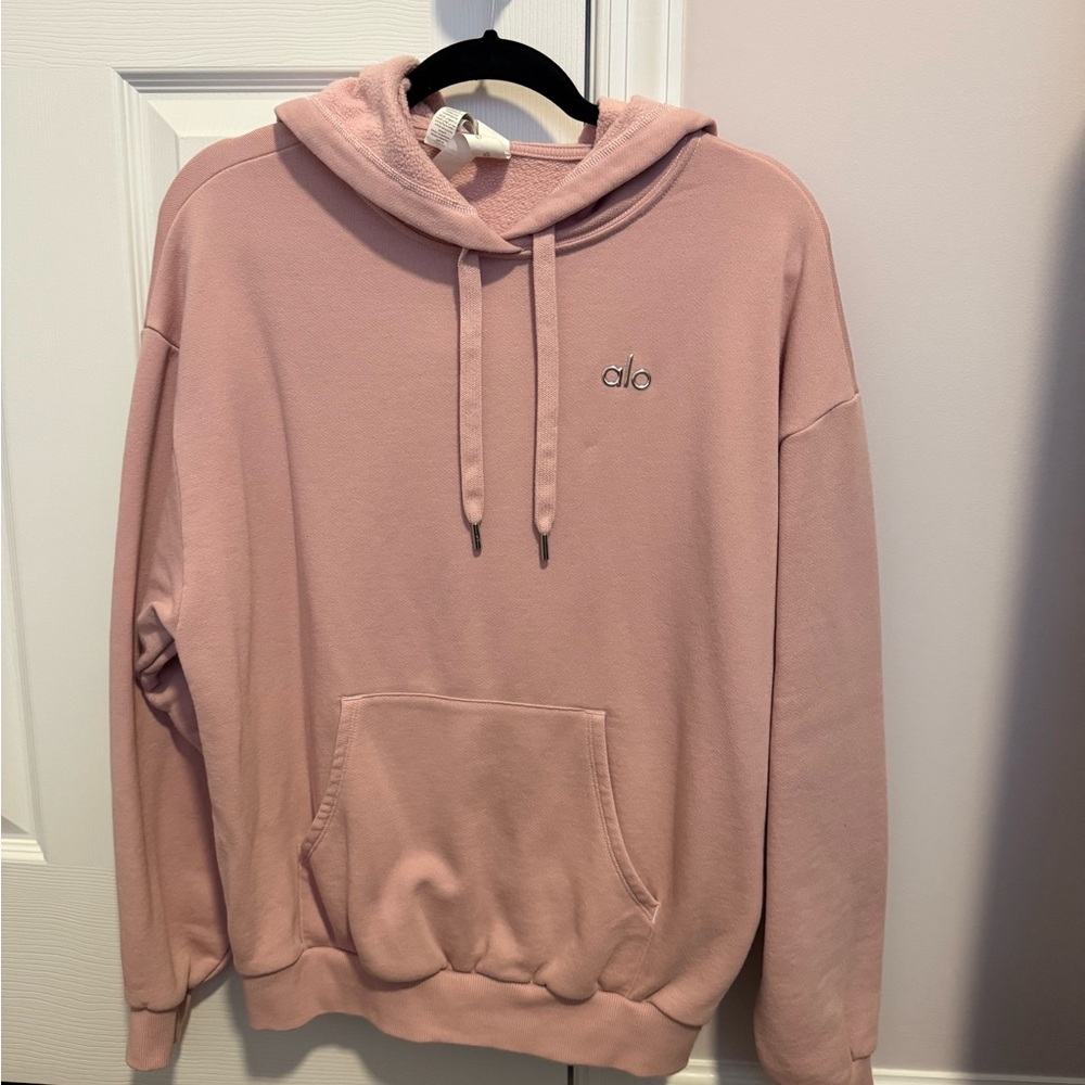 ALO Yoga Women's Blush Pink Accolade Hoodie